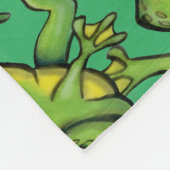 Frogs Fleece Blanket (Ecke)