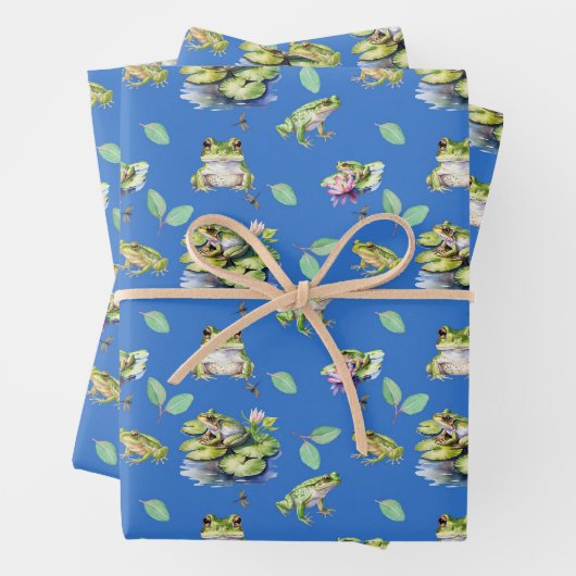 Frogs  geschenkpapier set (Beispiel)