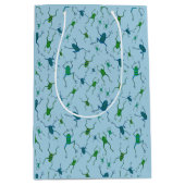 Frogs Jumping for Joy Mittlere Geschenktüte (Vorderseite)