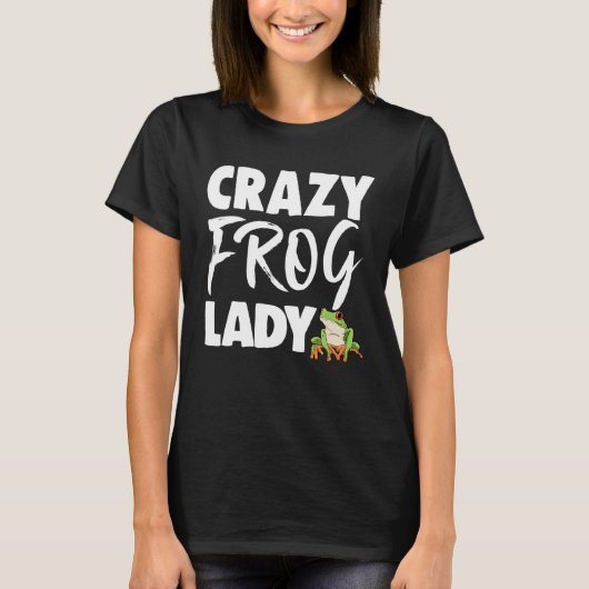 Frogs Lady  Women Frog Love T-Shirt (Vorderseite)