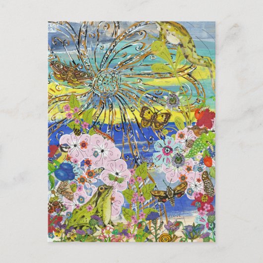 Frogs Paradise Postcard Postkarte (Vorderseite)