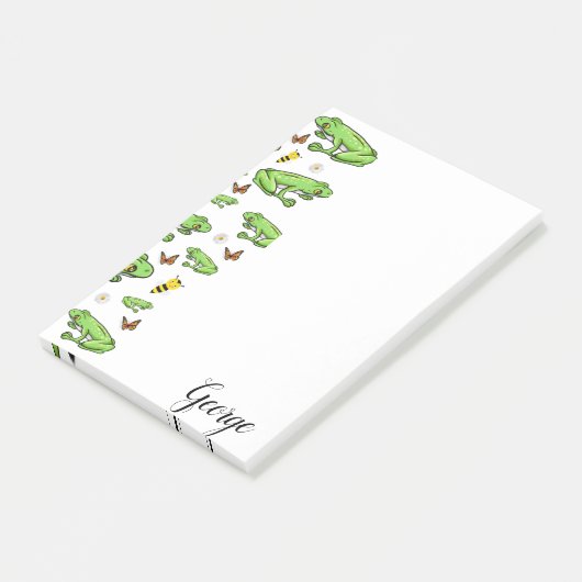 Frogs Post-it Klebezettel (angewinkelt)