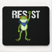 Frogs Resist - Rtland Frog Protest Funny Mousepad (Vorne)