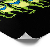 Frogs Resist - Rtland Frog Protest Funny Poster (Ecke)