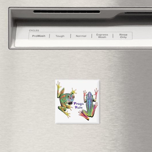 Frogs Rule Magnets Magnet (In Situ (Geschirrspüler))