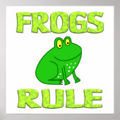 FROGS RULE Poster (Vorne)