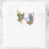 Frogs Rule Stickers (Tasche)