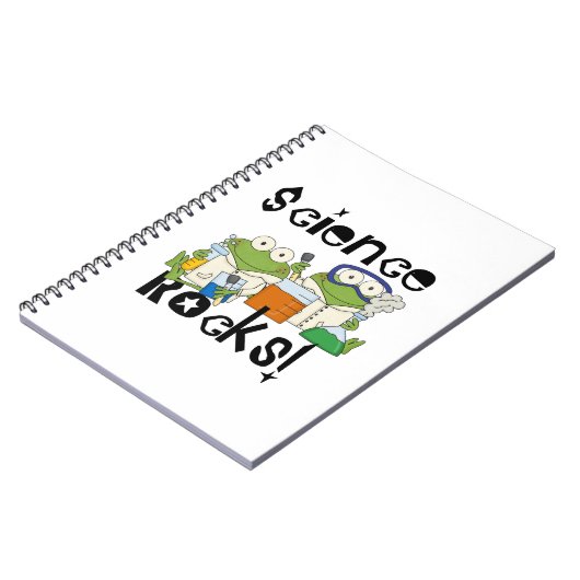 Frogs Science Rocks Notizblock (Linke Seite)