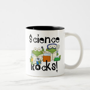 Frogs Science Rocks Zweifarbige Tasse