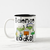 Frogs Science Rocks Zweifarbige Tasse (Links)