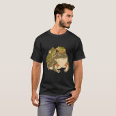 Frogs Stack Amphibien Kaulquappen Toad Frosch Love T-Shirt (Vorne ganz)