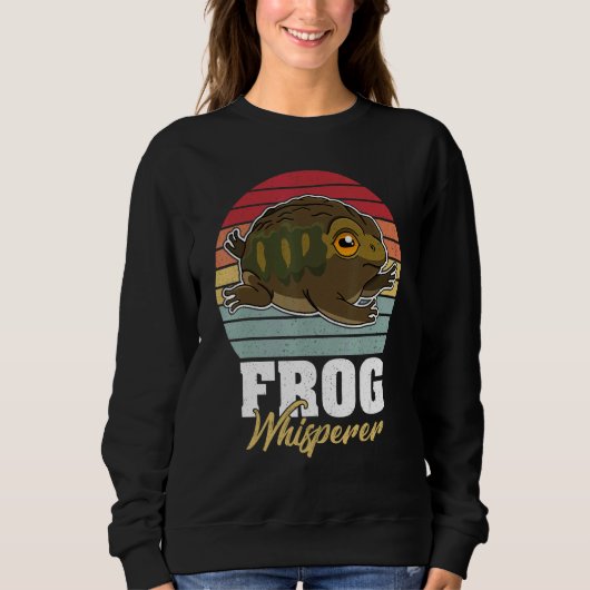 Frogs Toads Biology Biologist Humor Saying Amphibi Sweatshirt (Vorderseite)