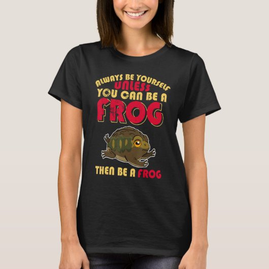 Frogs Toads Biology Biologist Humor Saying Amphibi T-Shirt (Vorderseite)