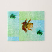 Frogs Toads Green Blue 4Alex Puzzle (Horizontal)