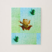 Frogs Toads Green Blue 4Alex Puzzle (Vertikal)