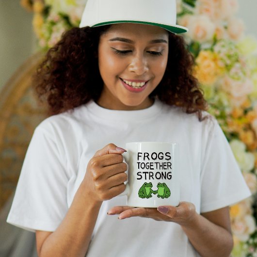 Frogs Together Strong Portland Frog Protest Kaffeetasse
