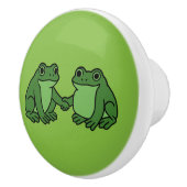 Frogs Together Strong Portland Frog Protest Keramikknauf (Rechts)