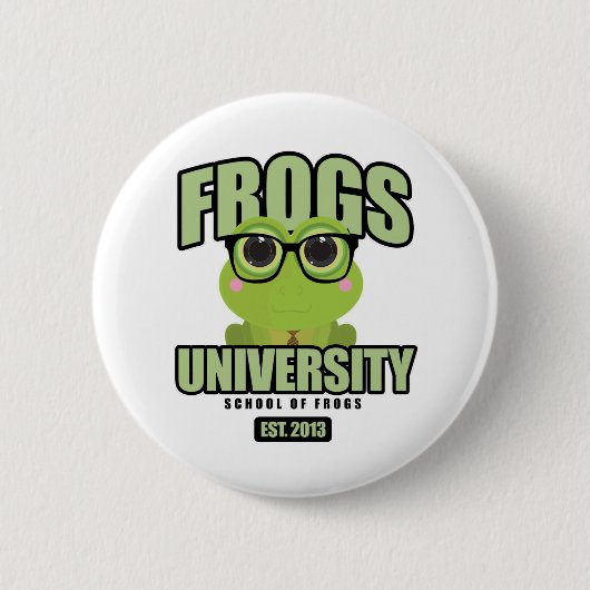 Frogs-Universität Button (Vorderseite)