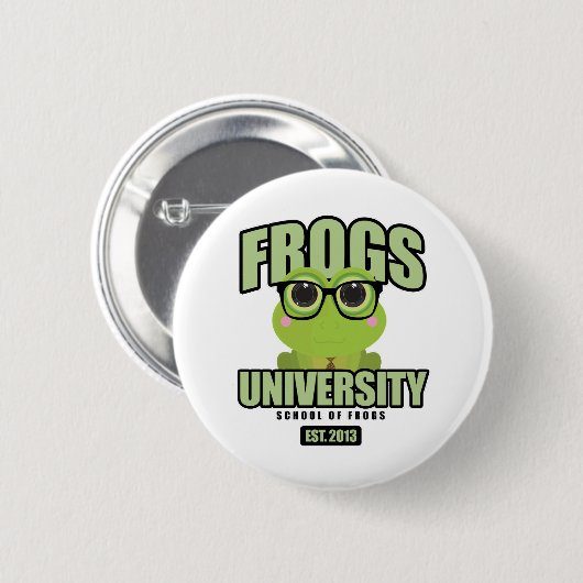 Frogs-Universität Button (Vorne & Hinten)