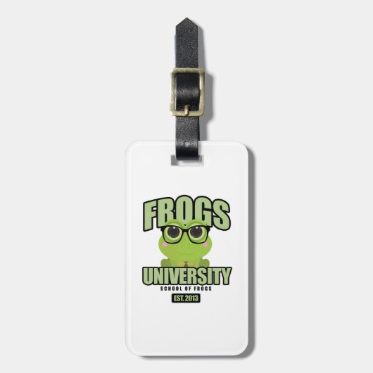 Frogs-Universität Gepäckanhänger (Vorderseite vertikal)