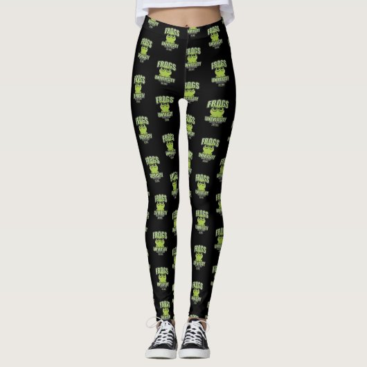 Frogs-Universität Leggings (Vorderseite)