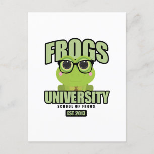 Frogs-Universität Postkarte