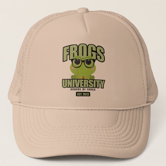 Frogs-Universität Truckerkappe (Vorderseite)