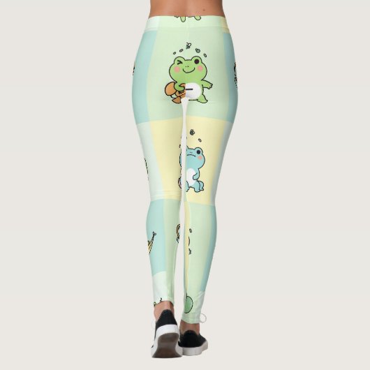 Frogs with Tiny Hobbies Leggings (Rückseite)