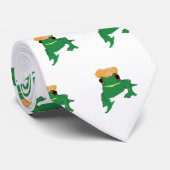 Frogster Green Frog Art Krawatte (Gerollt)