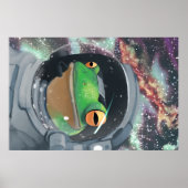 Frogstronaut Poster (Vorne)