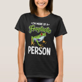Frogtastic Person Red Eyed Tree Frog T-Shirt (Vorderseite)