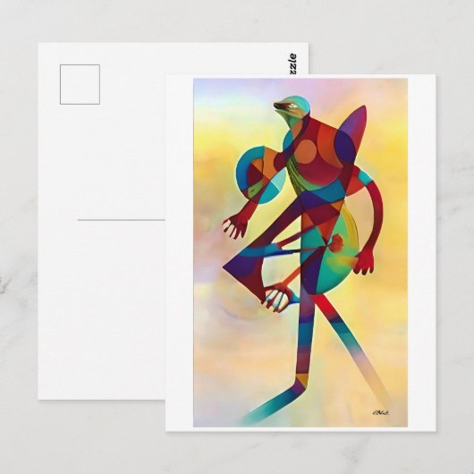 Frogwalker Postkarte (Vorne/Hinten)