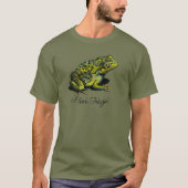 Frogy, ich Liebe Frösche! T-Shirt (Vorderseite)