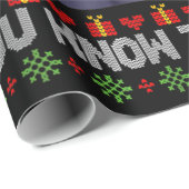 Froh, dass du das, was Joe Biden kennt Geschenkpapier (Rolleneckpunkt)