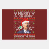 Froh, dass du das, was Joe Biden kennt Geschenkpapier Set (Vorderseite 2)