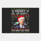 Froh, dass du das, was Joe Biden kennt Geschenkpapier Set (Vorderseite)