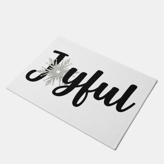 Froh Fußmatte (Schrägansicht)