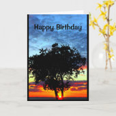 Froh gehören wir dem gleichen Stammbaum Karte (Gelbe Blume)