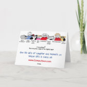 Froh trafen wir - Geburtstag Karte (Rückseite)