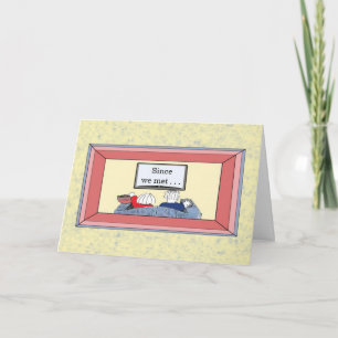 Froh trafen wir - Geburtstag Karte