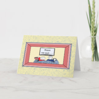 Froh trafen wir - Geburtstag Karte