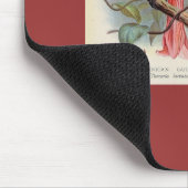 Frohawk - dominikanischer Kardinal Mousepad (Ecke)