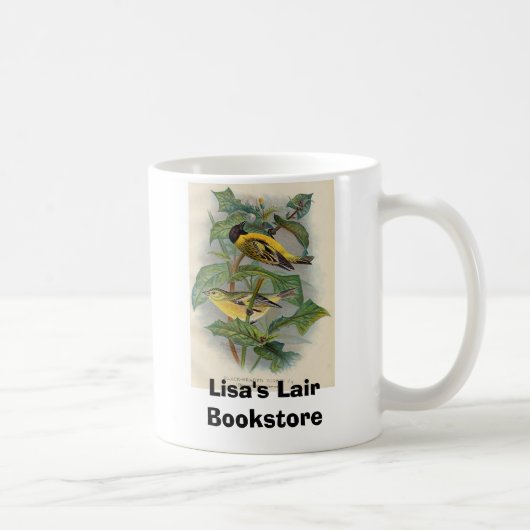 Frohawk - schwarzköpfiges Siskin Kaffeetasse (Rechts)