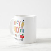 Frohe 100. Einschultung | Zurück zur Schule Kaffeetasse (Vorderseite Links)