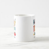 Frohe 100. Einschultung | Zurück zur Schule Kaffeetasse (Mittel)