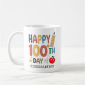 Frohe 100. Einschultung | Zurück zur Schule Kaffeetasse (Links)