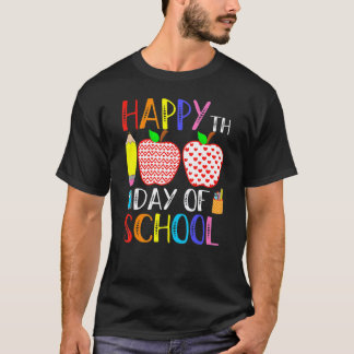 Frohe 100. Schultag Lehrer Kinder Frohe 100 T T-Shirt