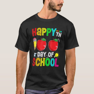 Frohe 100. Schultag Lehrer Kinder Frohe 100 T T-Shirt