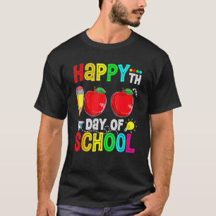 Frohe 100. Schultag Lehrer Kinder Frohe 100 T T-Shirt