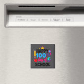Frohe 100. Schultage 100 Tage schlauer Lehrer Magnet (In Situ (Geschirrspüler))